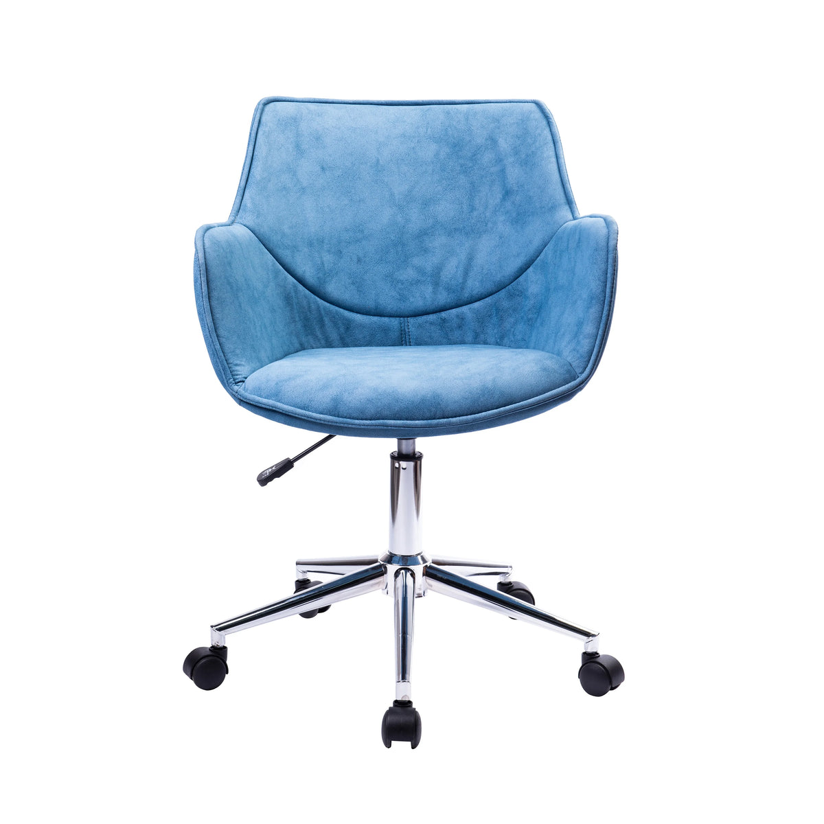 Pink Microfiber Adjustable Office Chair J1224