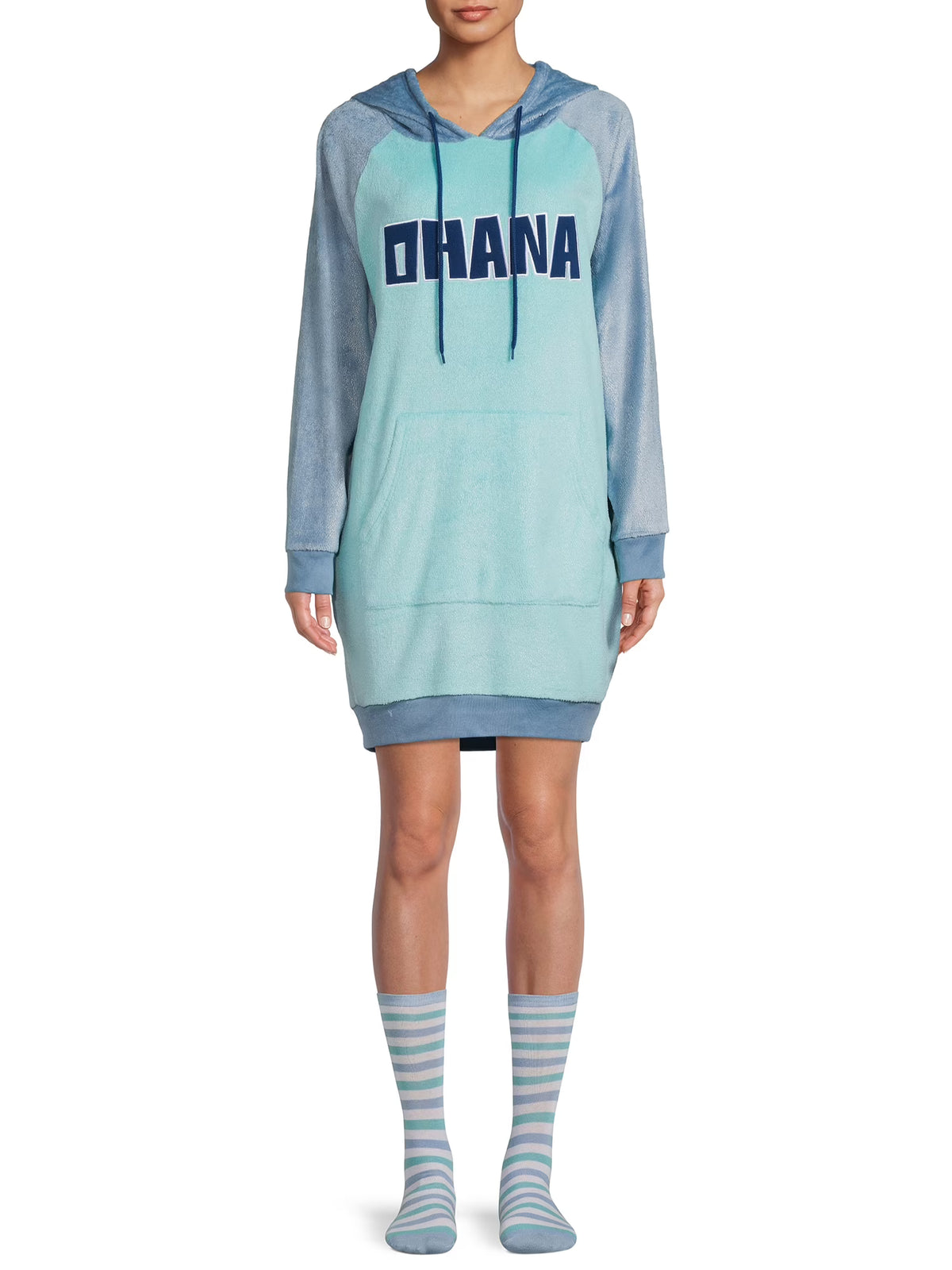 Stitch Hooded Sleepshirt with Socks A430762