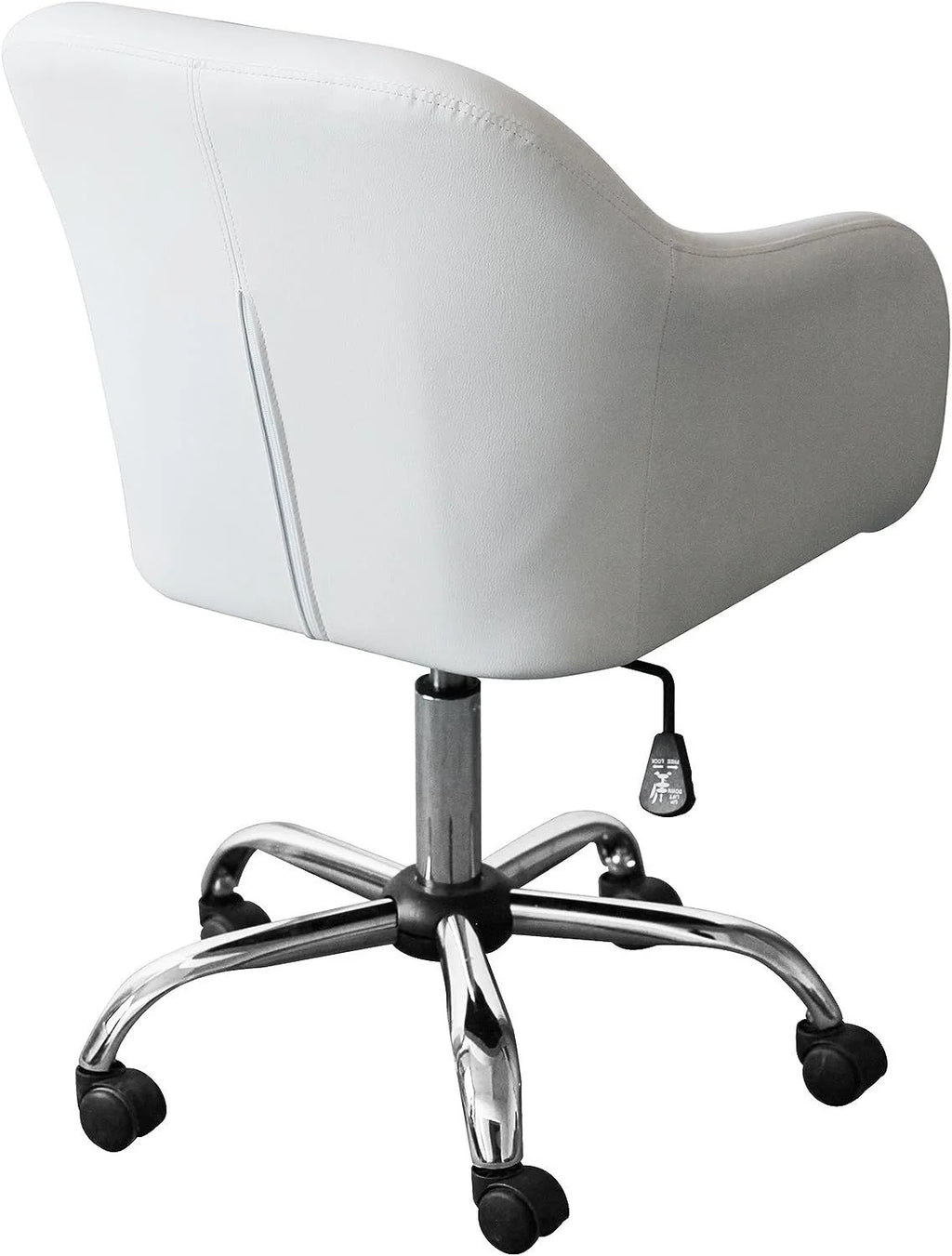 White Mid Back Desk Chair N91401