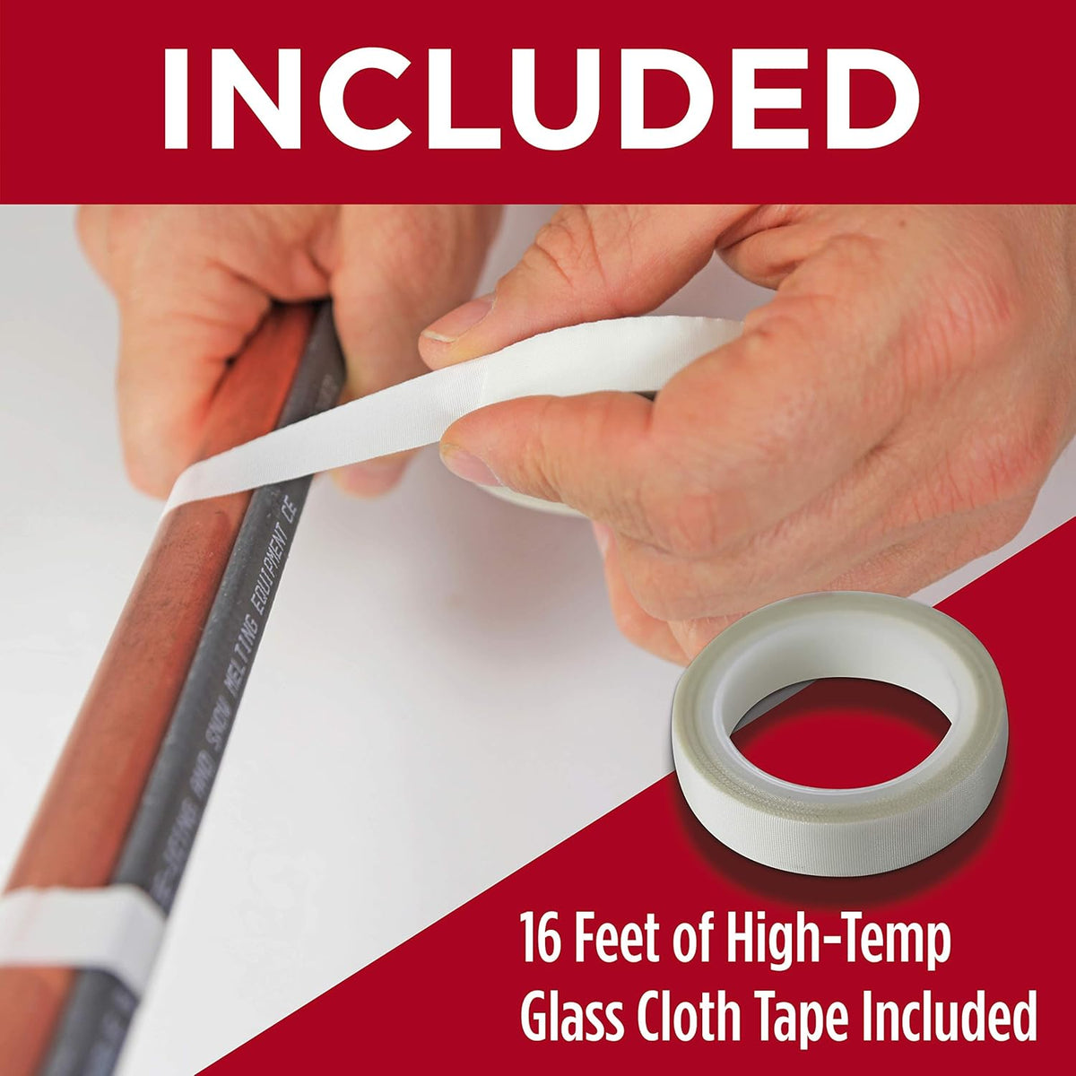 60 Feet Self-Regulating Heat Cable with Built-in Thermostat O259