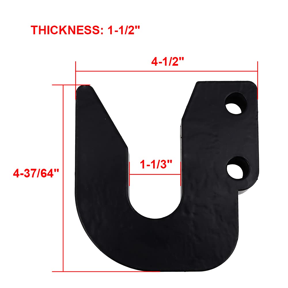 Pack of 2 Top Hook for Quick Hitch Cat 1 I256951