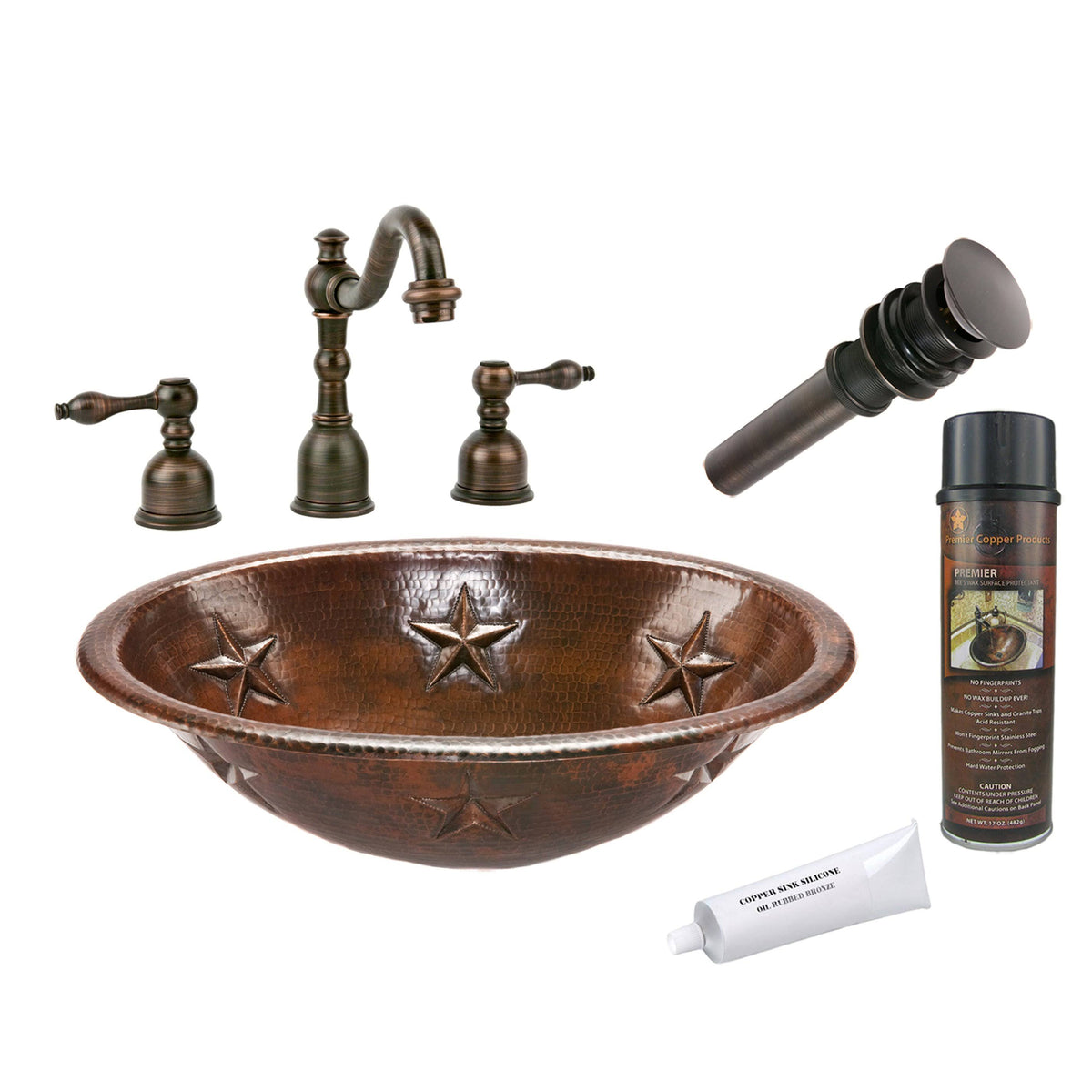 Hammered Self Rimming Sink L764