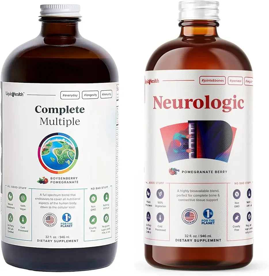 Liquid Multivitamin & Nootropic Bundle F1631