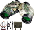 Camouflage 10X50 Waterproof Marine Binoculars with Rangefinder Compass R53692