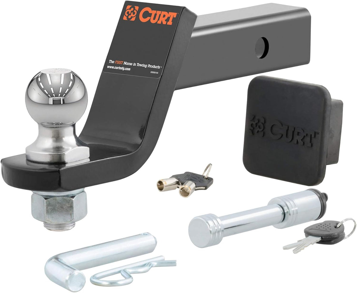 Trailer Hitch Mount, 2-Inch Ball, Lock, 7,500 lbs, Pack of 2 A923