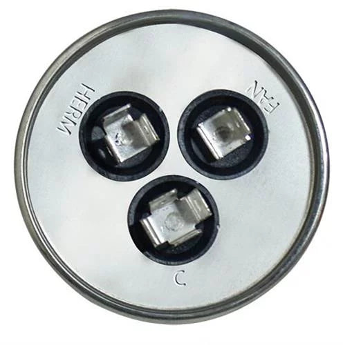 55/5 uF MFD 370 VAC Dual Round Replacement Capacitor A3844