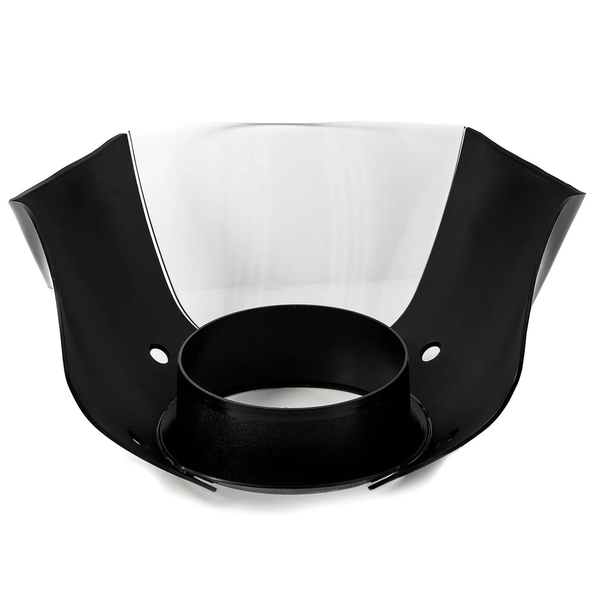 Black & Clear Quarter Fairing Windshield Kit with Fork Mounting Hardware I1320