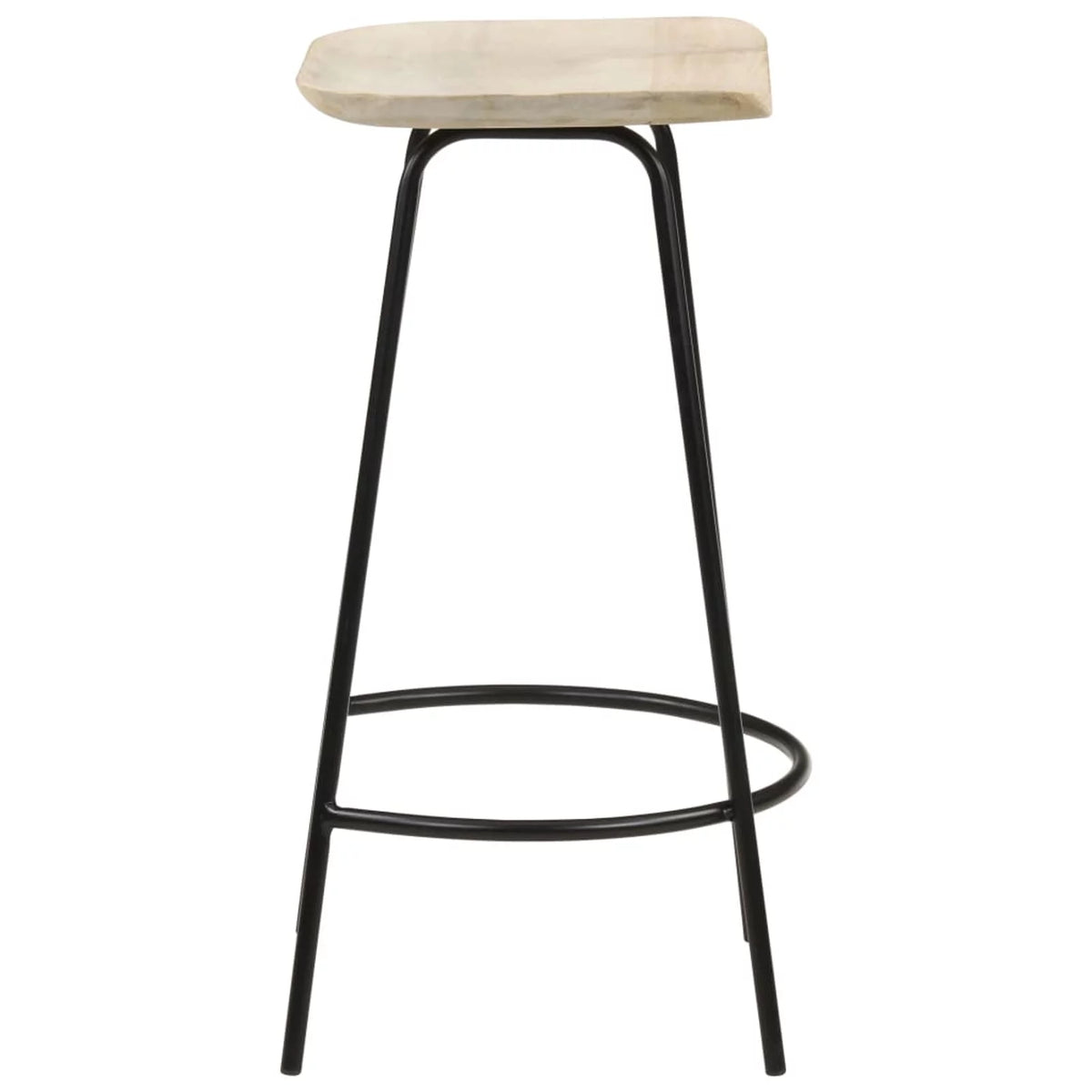 Solid Mango Wood Bar Stools 2 pcs V141