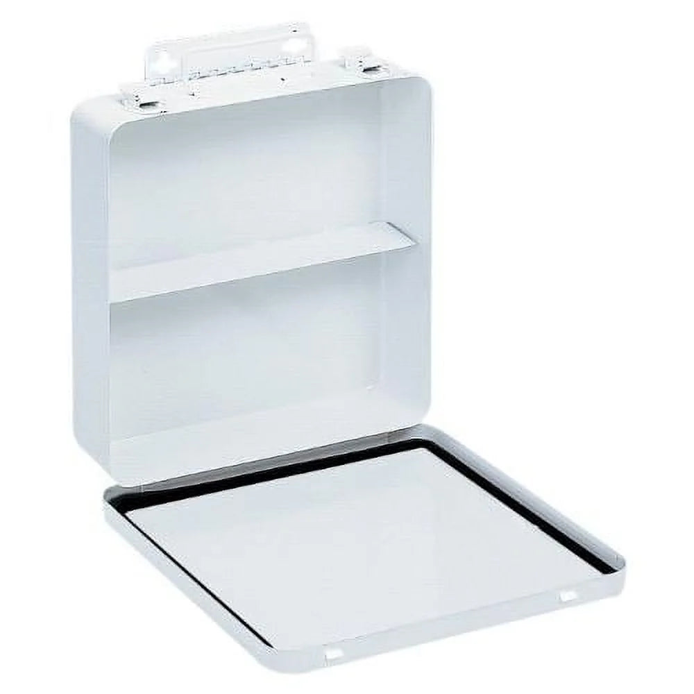 White Metal 24 Unit First Aid Kit Box G6412