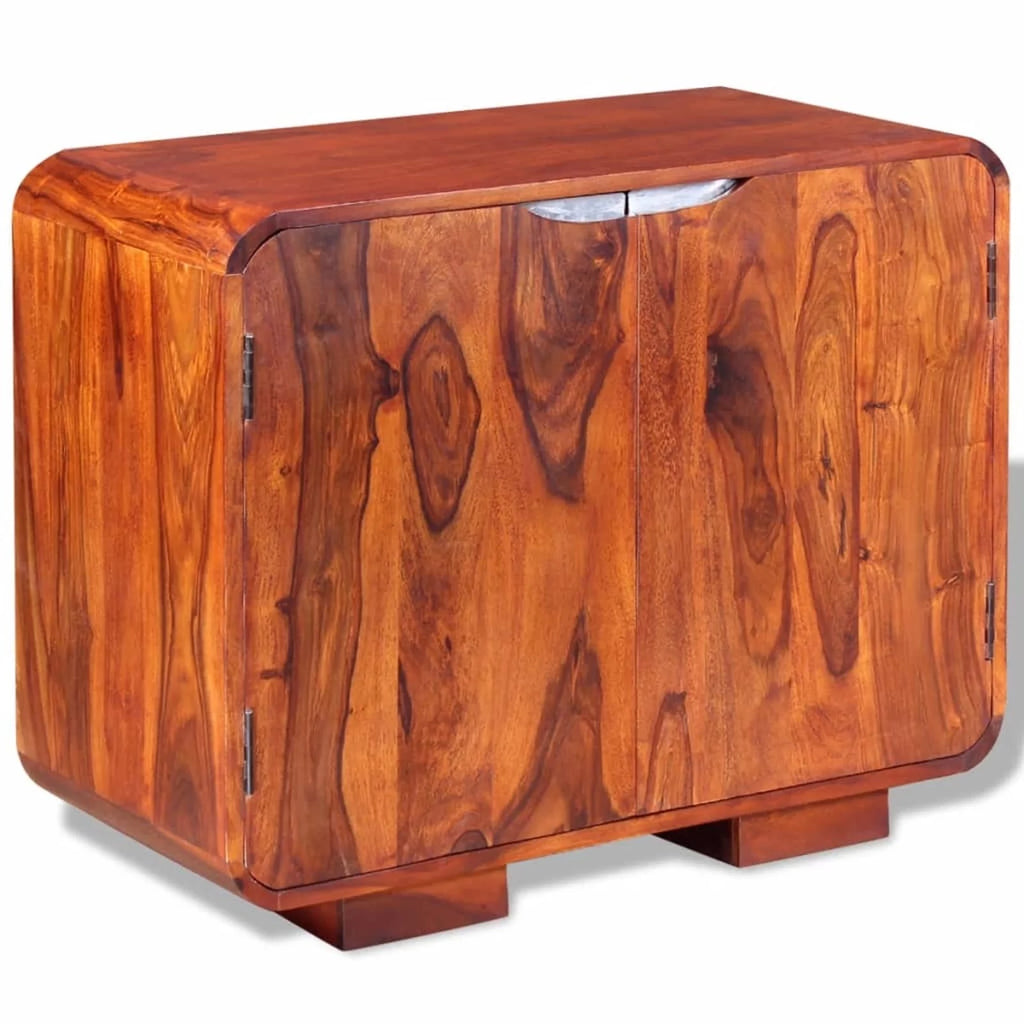 Solid Sheesham Wood Sideboard Storage Cabinet N2093