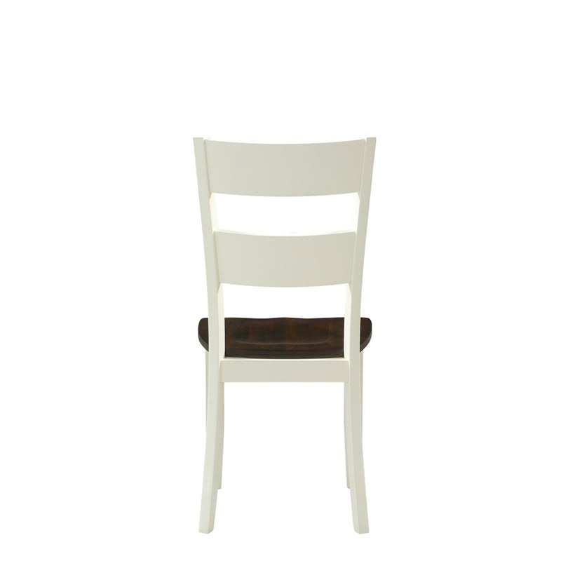 White Solid Wood Dining Chair (Set of Two) P5702