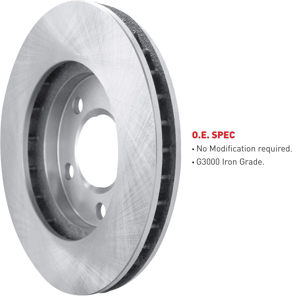 R1 Concepts eLine Replacement Brake Rotors Kit & Semi-Met Brake Pads S86404