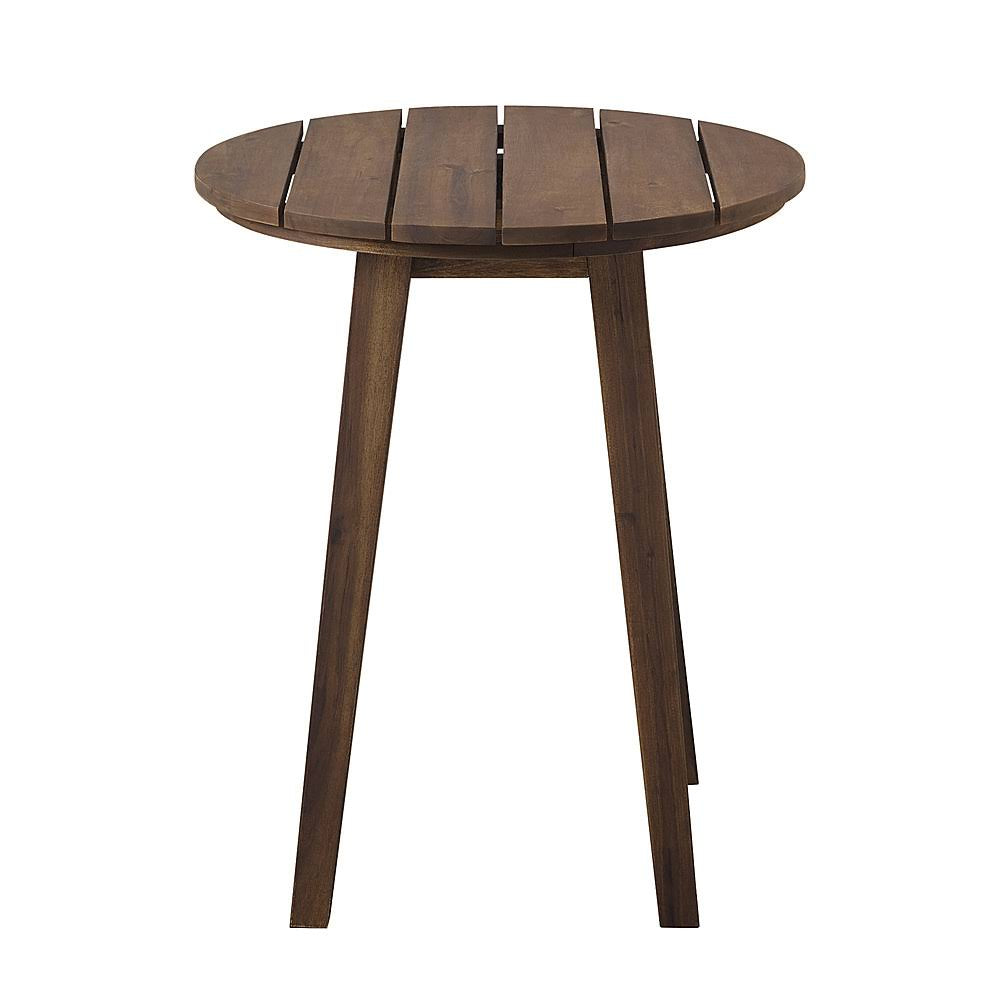 Dark Brown Acacia Wood Outdoor Side Table N428183