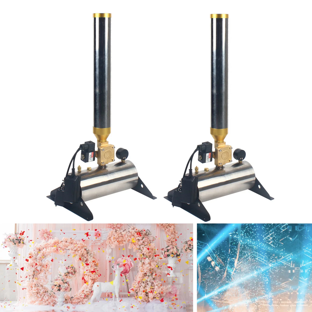 Remote Control Confetti Cannon Machine 2Pcs Q7661