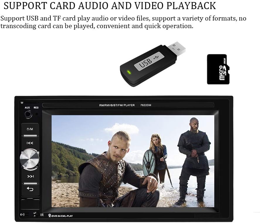 Car Stereo with Backup Camera Remote Control Pack of 2 T50341