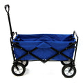 Collapsible Folding Steel Frame Outdoor Wagon Blue 3 Pack U9518