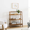 Low Wide Acorn Finish Bookshelf U566