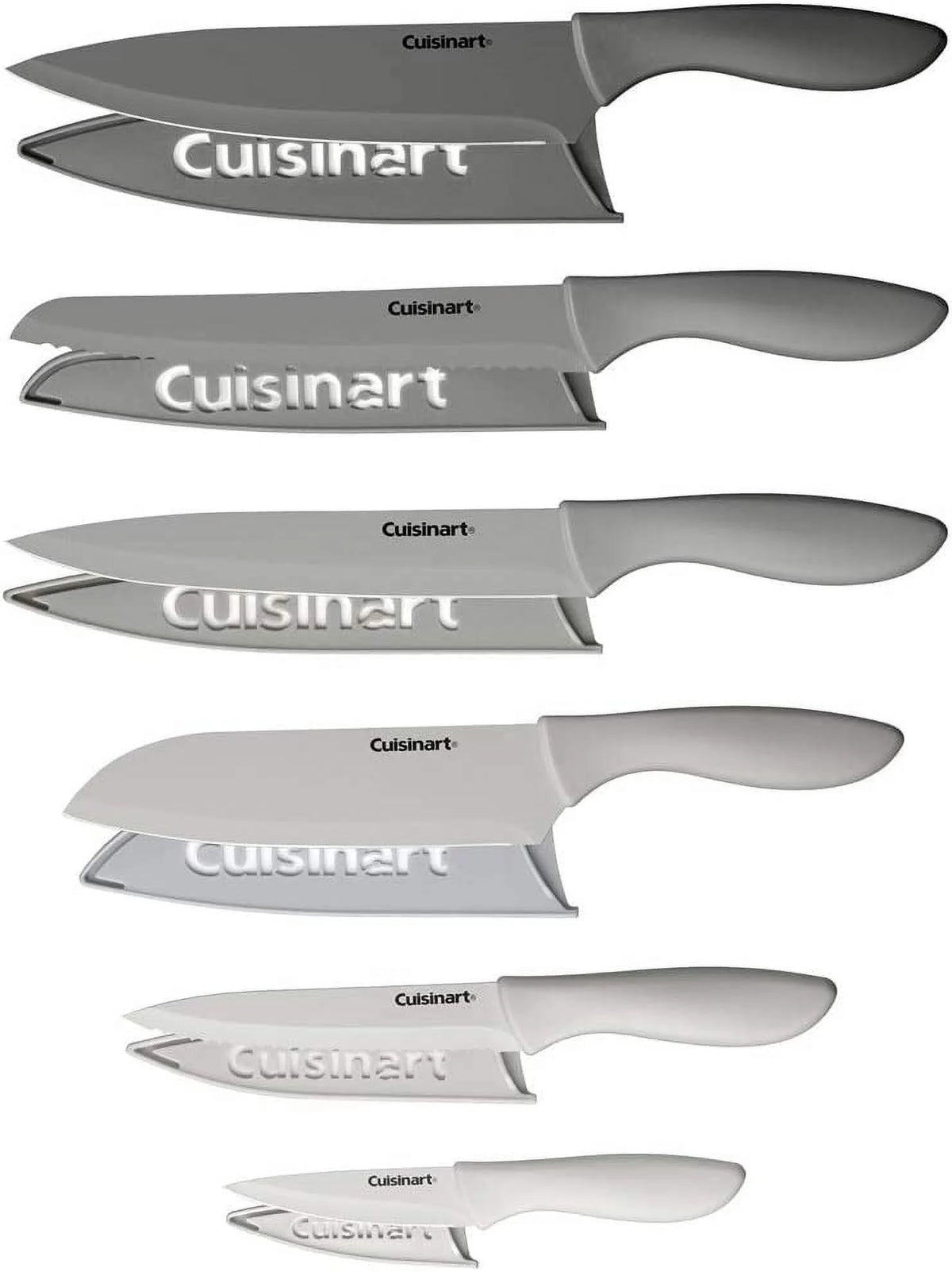 10-Piece Nonstick Hard-Anodized Cookware Set with 12-Piece Knife Set and Knife Sharpener I6152